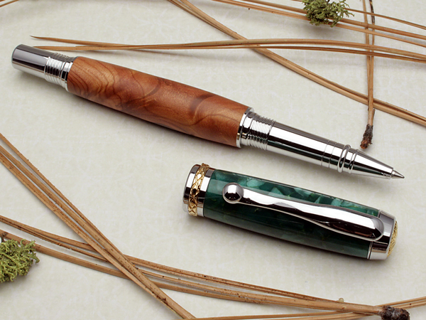 Forest Pebble Acrylic/Aromatic Juniper on Rollerball