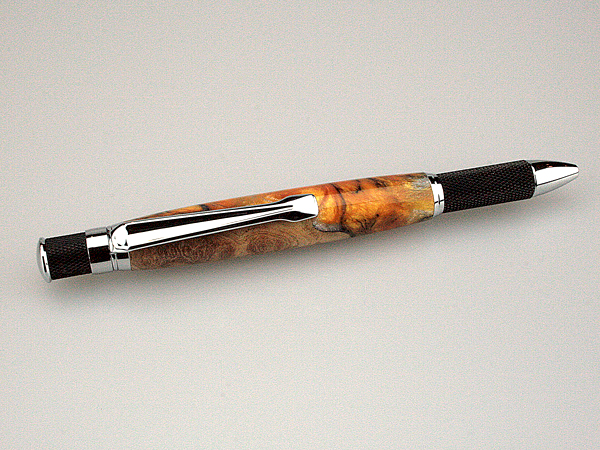 Ringneck Pheasant Feathers on Bolt Action Ballpoint