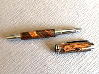 Ponderosa Bark/Copper Swirl Acrylic Rollerball