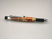 Burl Cap in Golden Acrylic Ballpoint